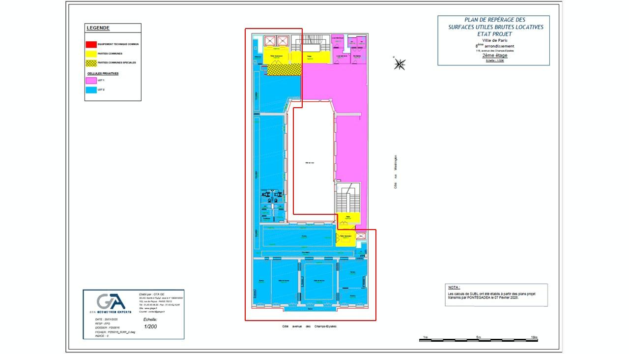 Bureau Paris 416m² Location bureau Paris OLBUR2425966 2